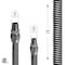 Flextron Gas Line Hose 1/2'' O.D. x 48'' Length 1/2" x 3/8" MIP Fittings, Stainless Steel Flexible Connector FTGC-SS38-48D - alternate 2